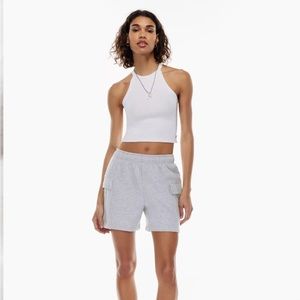 Aritzia Tna Cozy Fleece Mega Cargo 5" Sweatshort